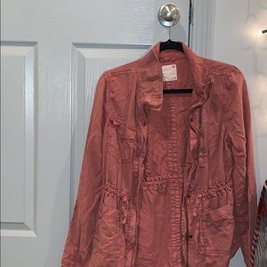 Coral throw jacket